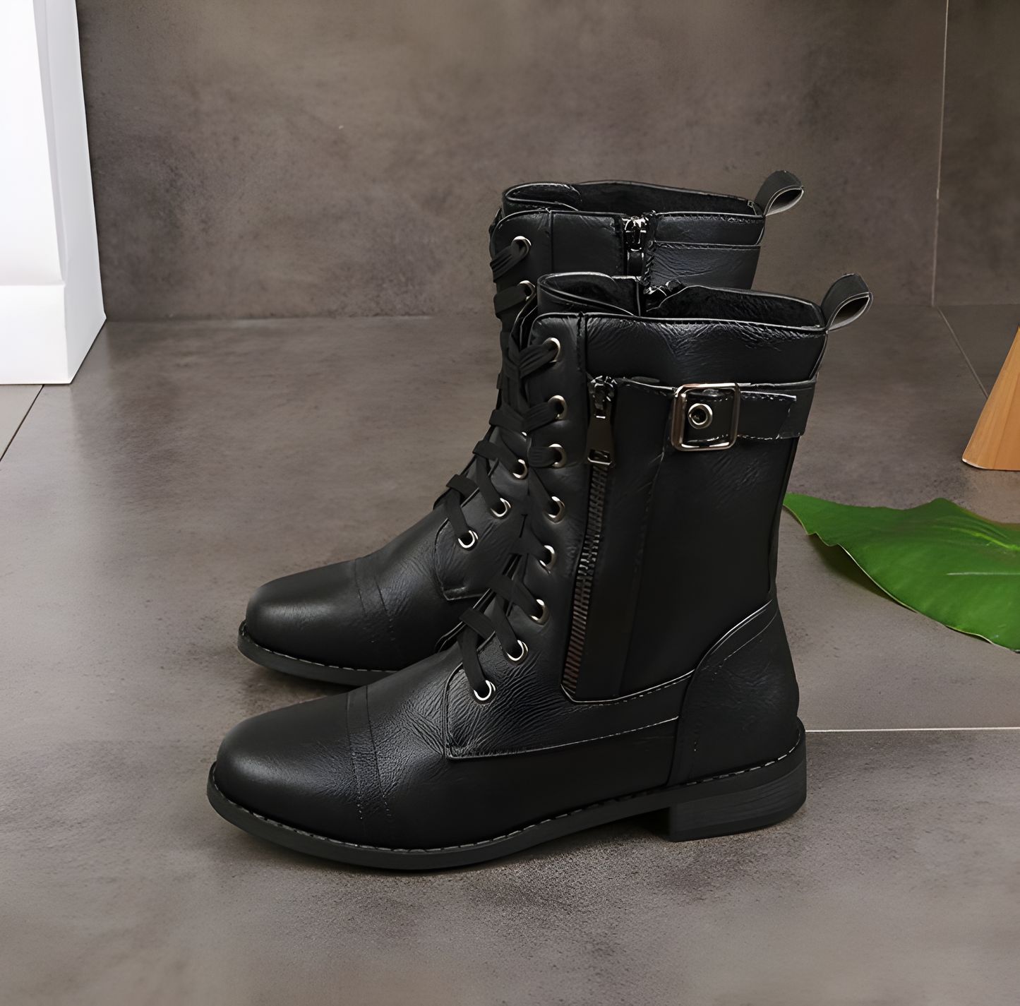 Bottes mode femme talon carré hauteur cheville