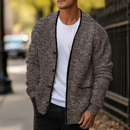 CALVIN - Pull en laine élégant pour homme - Style italien moderne
