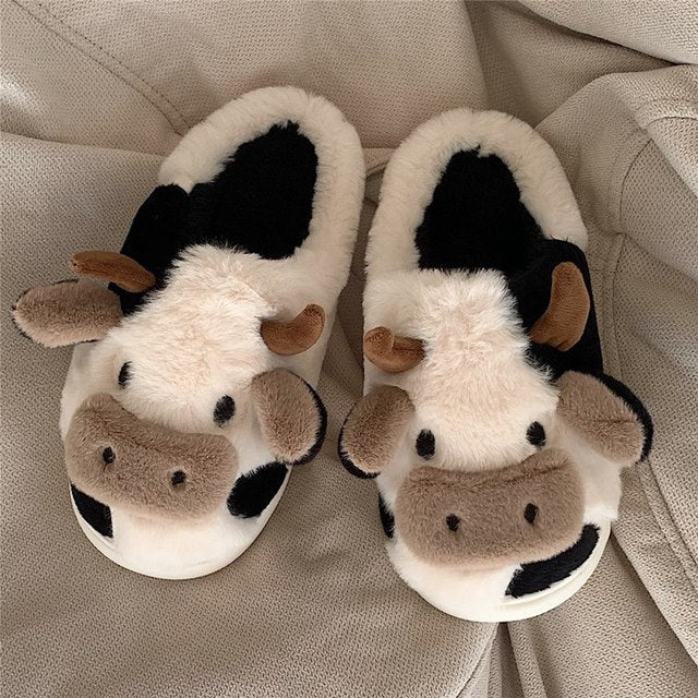 Chaussons confortables pour femmes à motif animalier