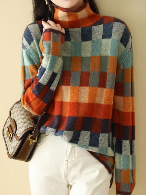 Pull coloré femme