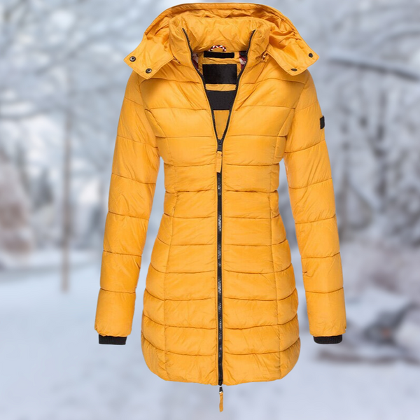 Manteau d'hiver élégant mi-long pour femme