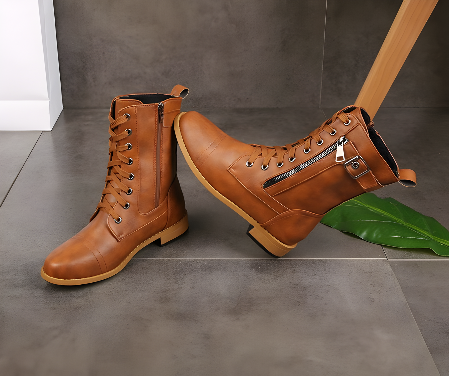 Bottes mode femme talon carré hauteur cheville