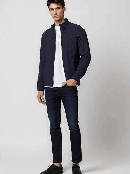 Veste d'hiver pour hommes, fermeture éclair