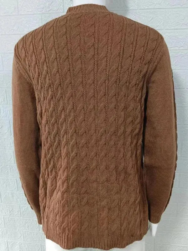 Herren Pullover Halbturtleneck Modern - IdealeKleiden