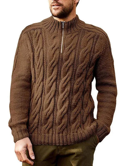 Pull Homme Col Roulé Court Moderne