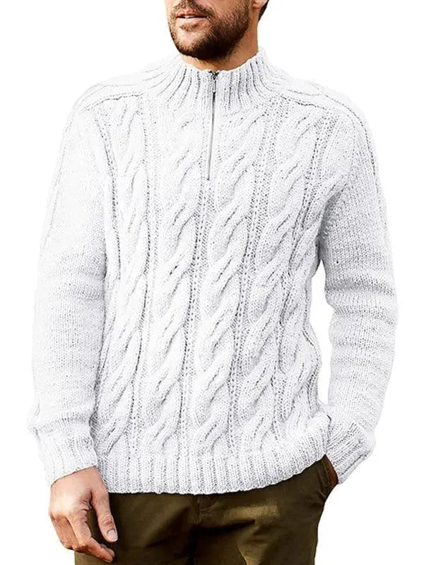 Pull Homme Col Roulé Court Moderne