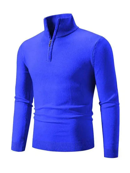 Pull confortable à col roulé pour homme