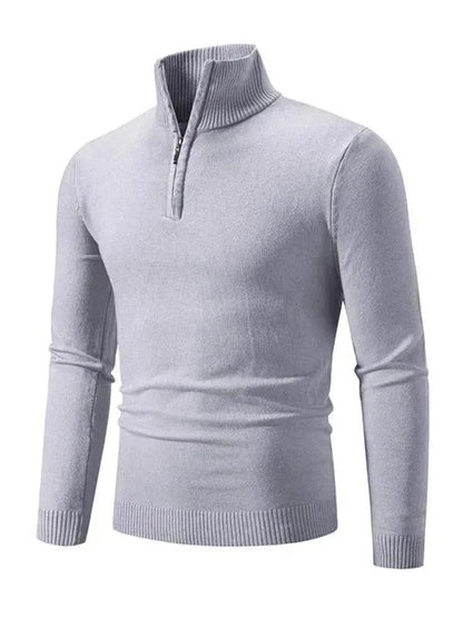 Pull confortable à col roulé pour homme