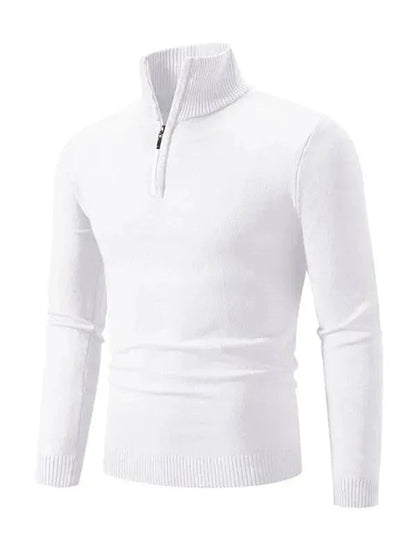 Pull confortable à col roulé pour homme