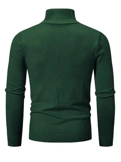 Bequeme Rollkragen Pullover Herren Sweatshirt - IdealeKleiden