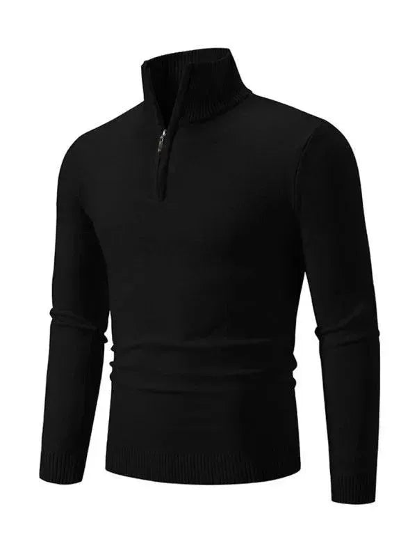 Pull confortable à col roulé pour homme