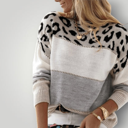 Pull tricoté chaud pour femme