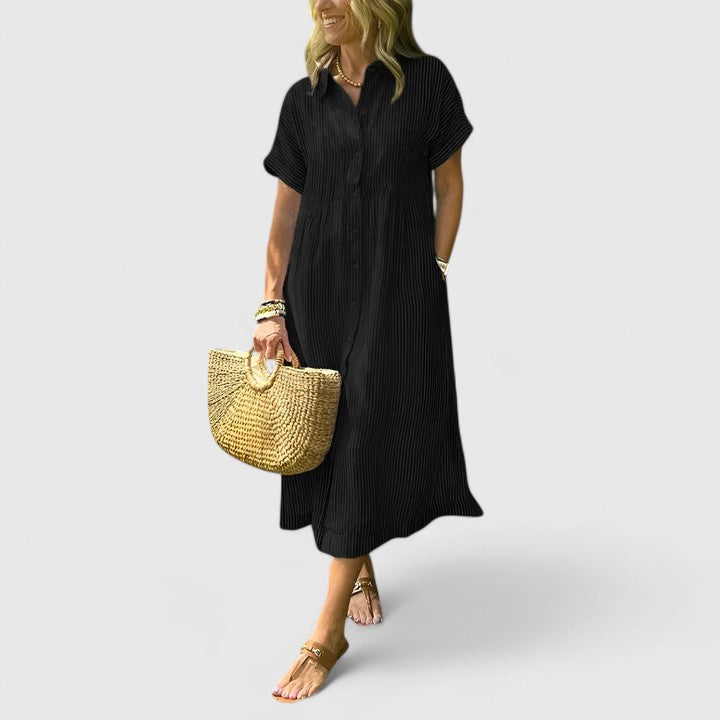 Robe d'été femme, rayée