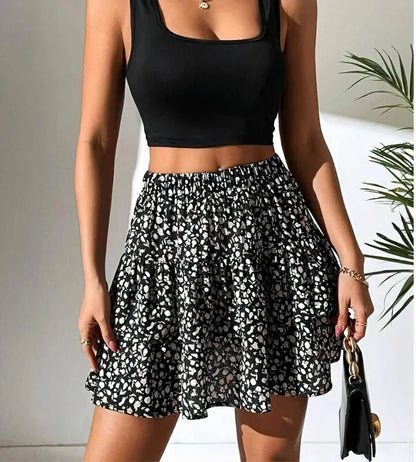 Mini-robe d'été chic pour femme