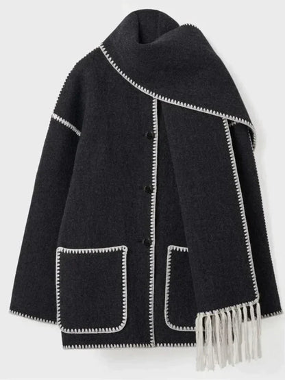 Veste d'hiver élégante pour femme, moderne