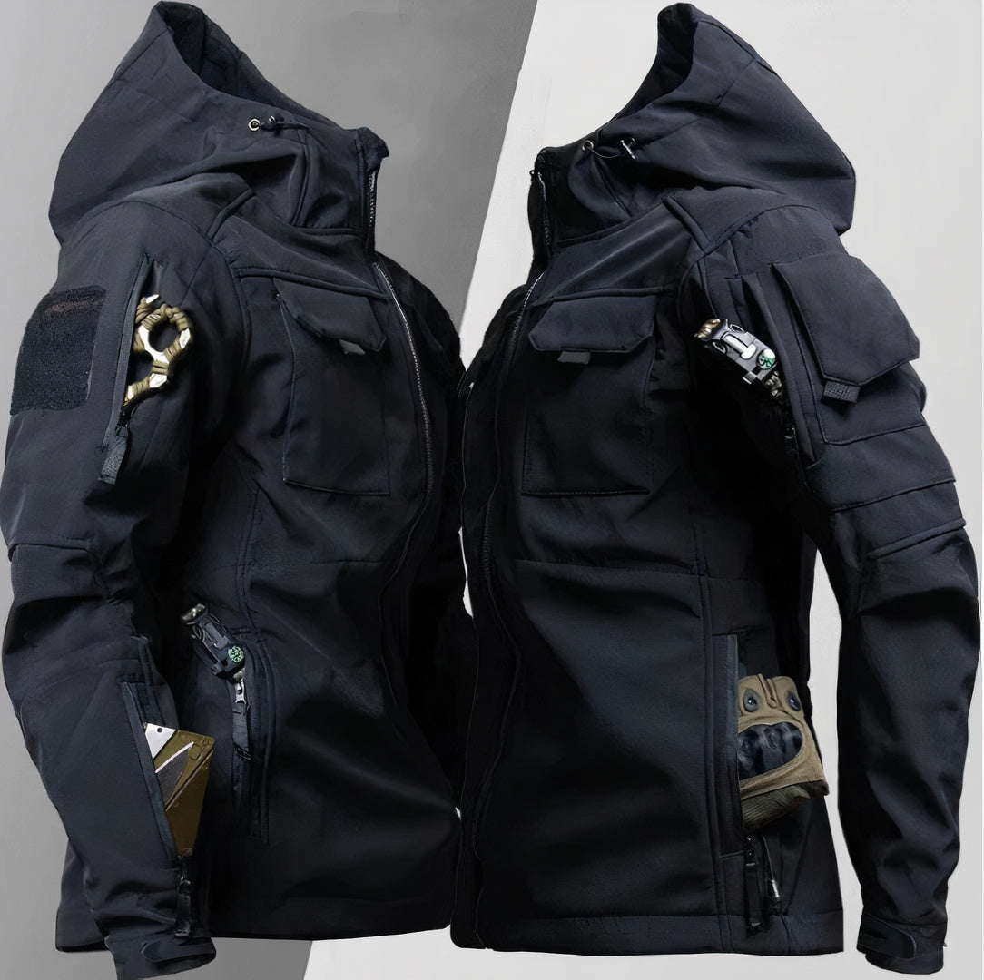 Militär-Kapuzenjacke Praktisch - IdealeKleiden